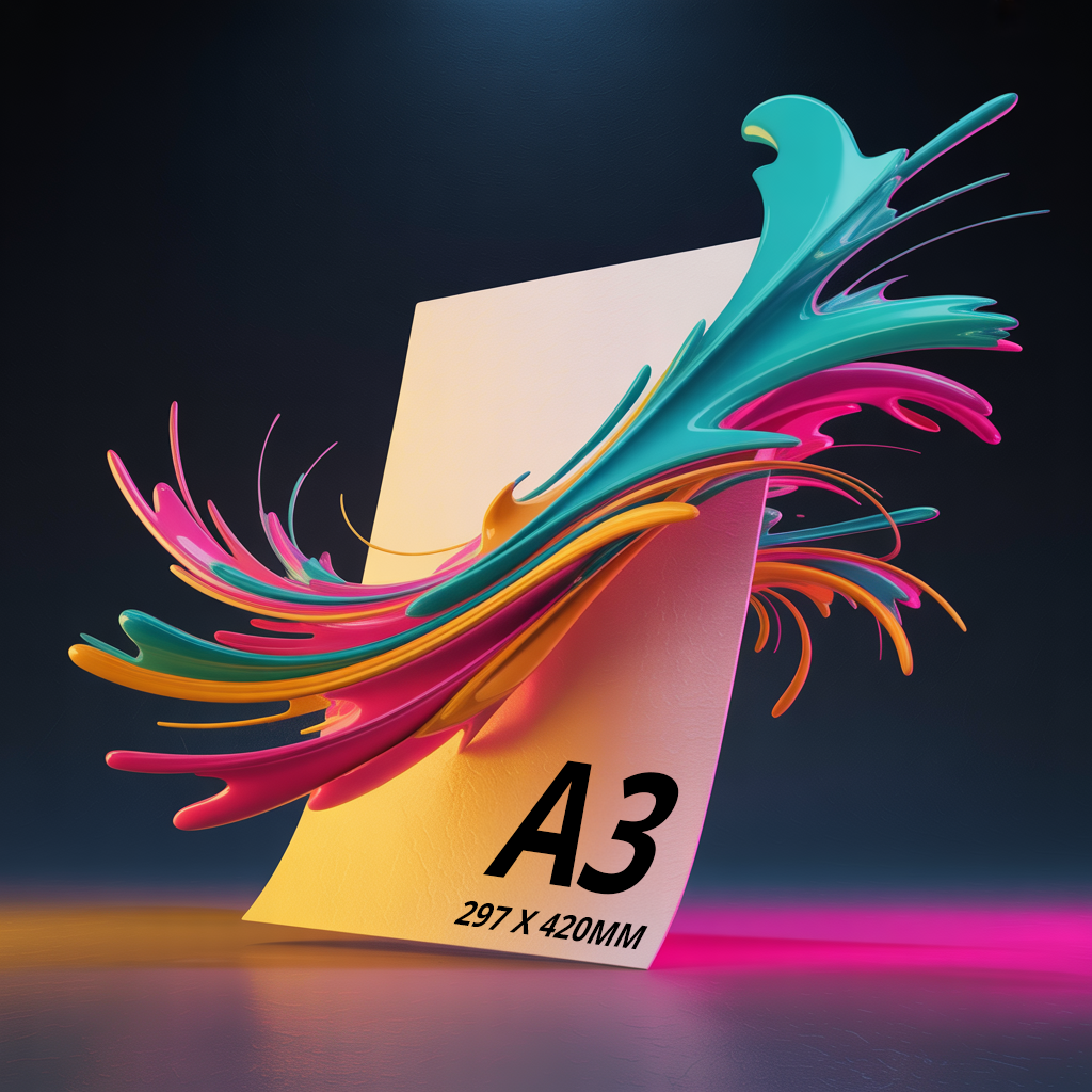 DTF DIN A3 Farbe + Weiß