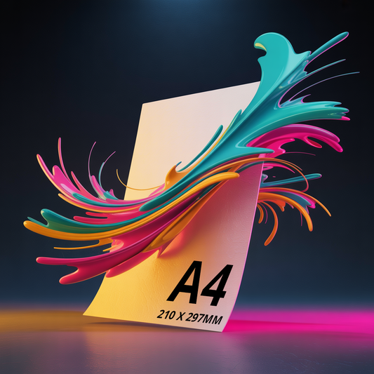 DTF DIN A4 Farbe + Weiß